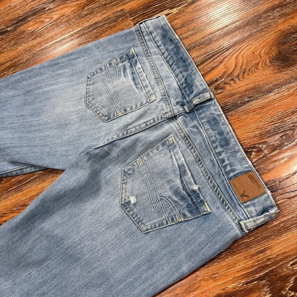 American Eagle Jeans Favorite Boyfriend Size 6 Low Rise Vintage Y2K Women's - Picture 8 of 9